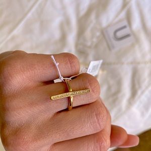 UNCOMMON JAMES CROSS ME RING - SIZE 7